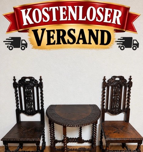 Tlg antik tisch stuhl set - tisch-, stuhl-set