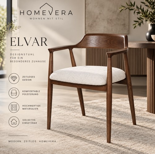 Homevera elvar designerstuhl - homevera, |