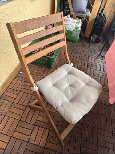 Holz klappstuhl braun mit - braun,