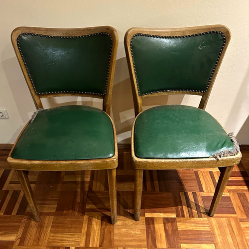 Vintage esszimmerstuhl set - 2x,