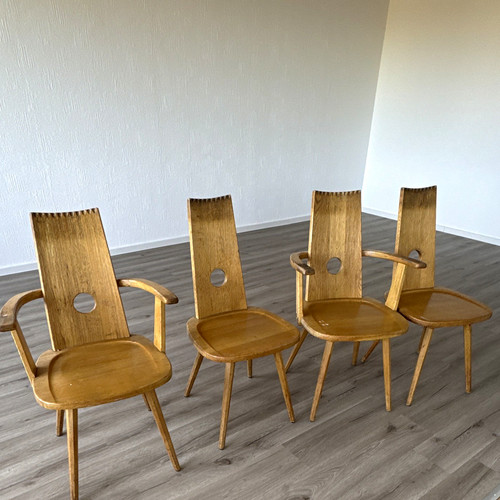 4er set esszimmerstühle holz - set,