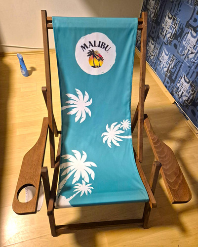 Malibu holzliegestuhl - malibu,